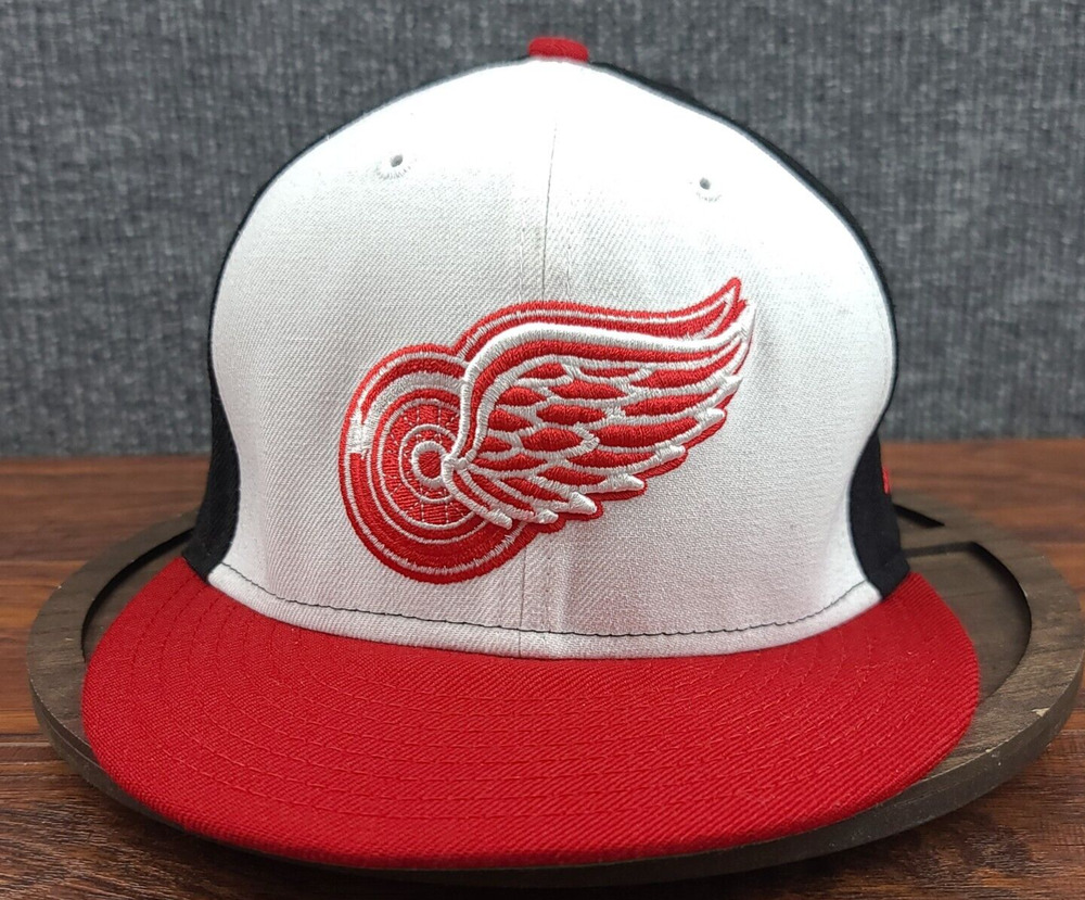 Detroit Red Wings Snapback Cap Adult White Red Black New Era Fits Adjustable NHL